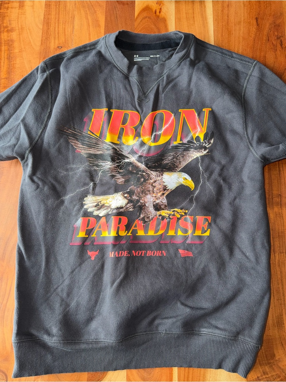 “The Rock” Under Armour Men's Iron Paradise Graphic Crewneck Sweatshirt SS